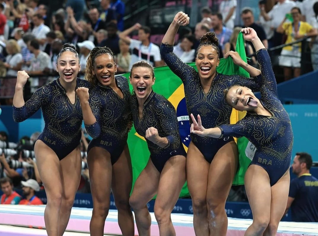 Ginástica artística do Brasil conquista bronze inédito por equipes