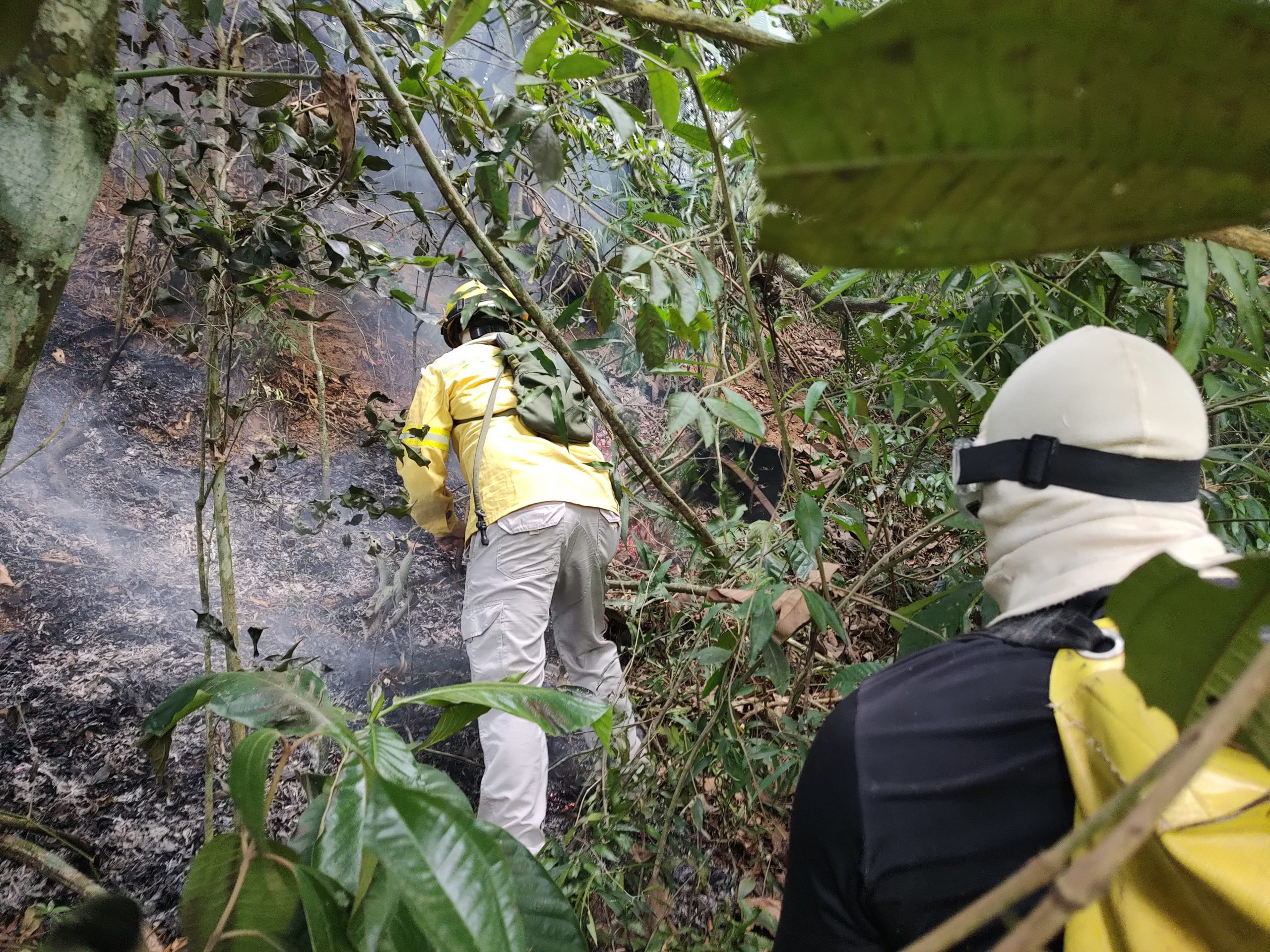 Guarda Ambiental de Nova Iguaçu combate incêndio na Área de Proteção Ambiental de Tinguá